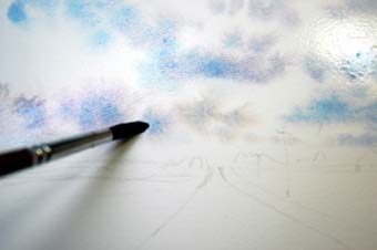 風景画の描き方 基礎1 1 空と雲の描き方