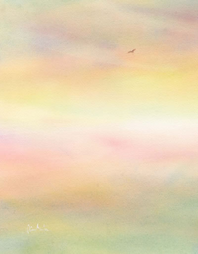 watercolor-bird-水彩画