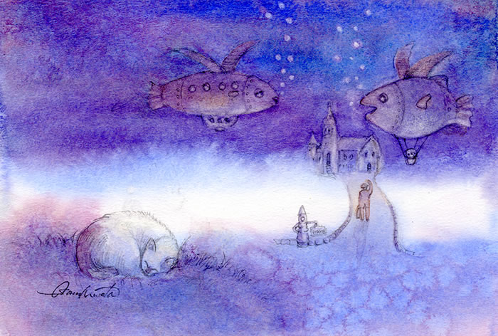 watercolor-dream-水彩画