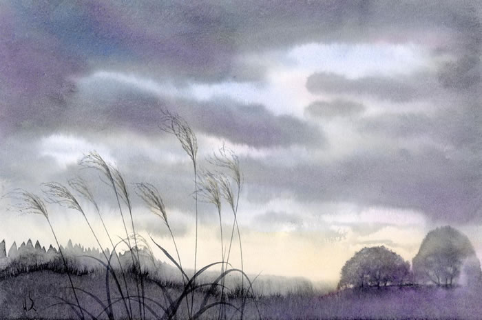 watercolor-land-水彩画