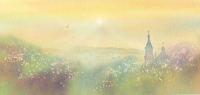 watercolor-land-水彩画