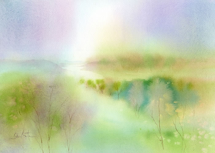 watercolor-land-水彩画