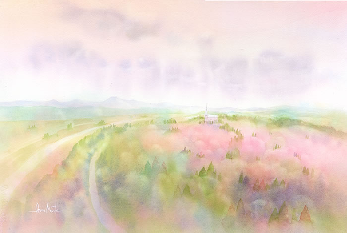 watercolor-land-水彩画