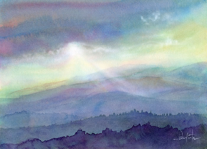 watercolor-land-水彩画