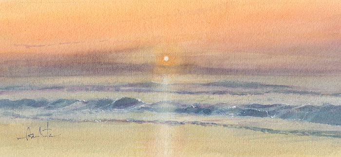 watercolor-sea-水彩画