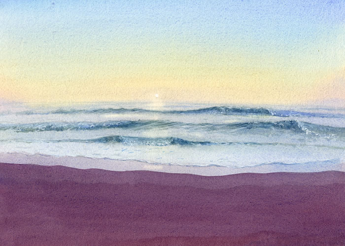 watercolor-sea-水彩画