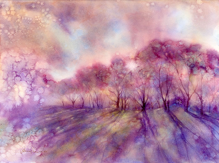 watercolor-tree-水彩画