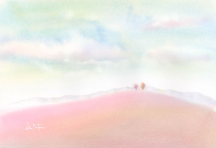watercolor-tree-水彩画
